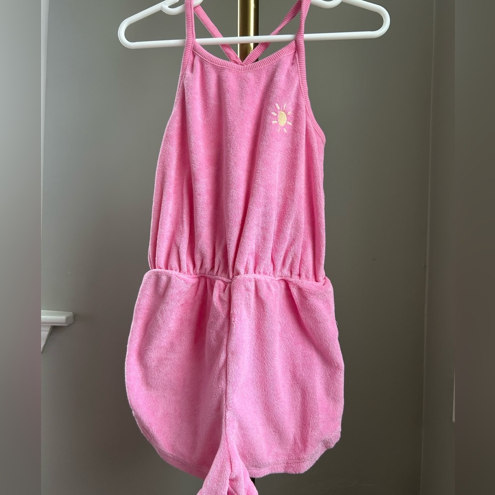 GAP Pink Terry Romper